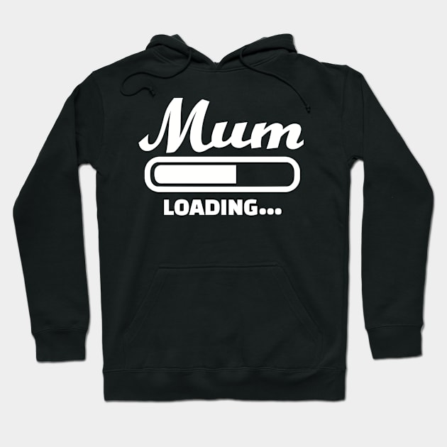 Mum loading Hoodie by Designzz